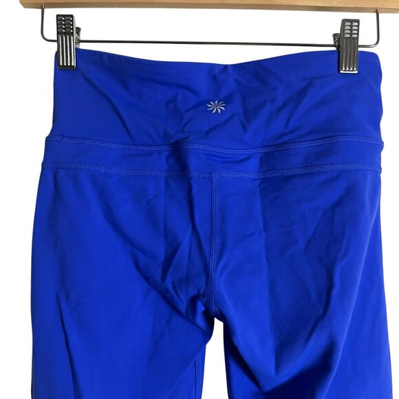 Athleta Straight Up Cobalt Blue Crop Capri Leggings Size XS - Picture 5 of 8